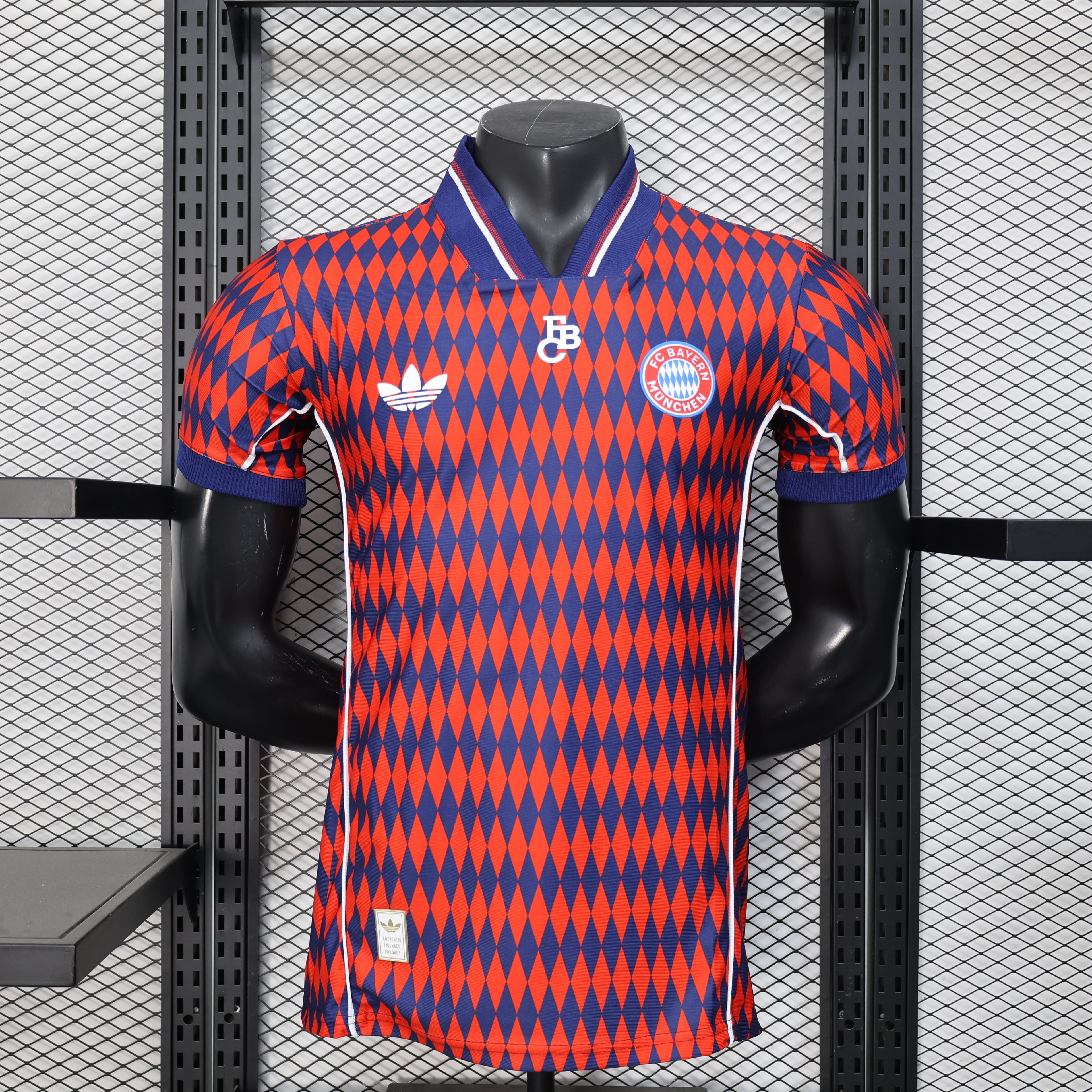 Bayern Munich Bavarian Harlequin Premium Jersey