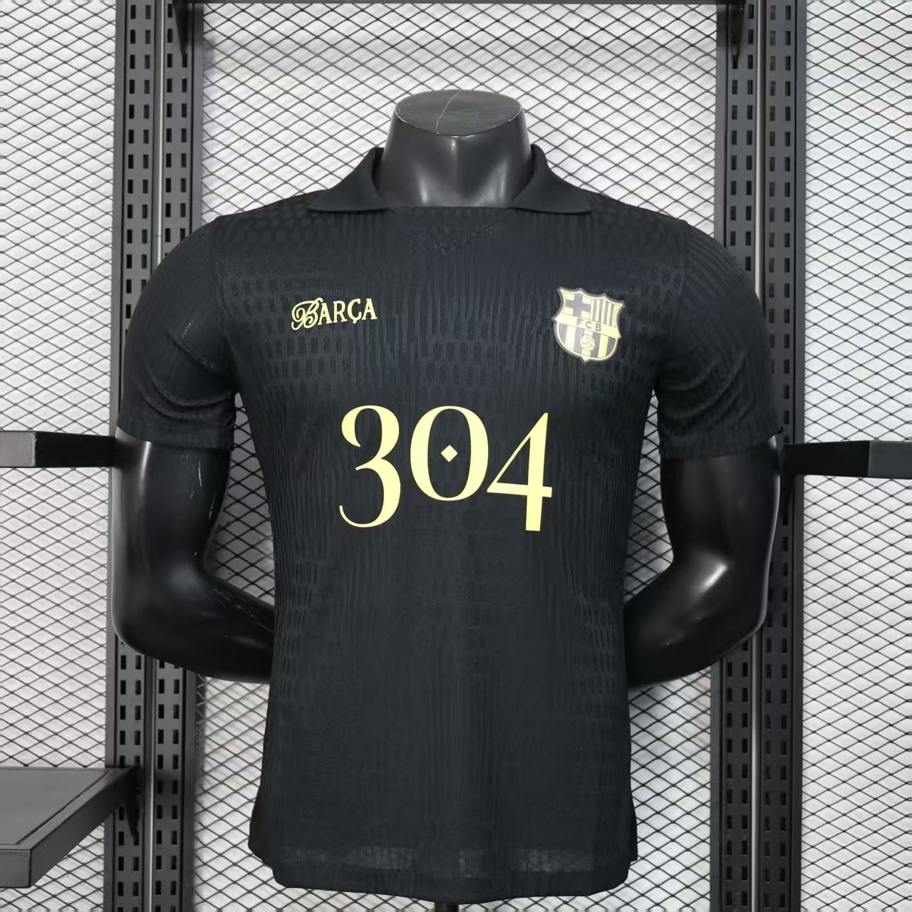 FC Barcelona Golden Phantom Premium Limited Jersey