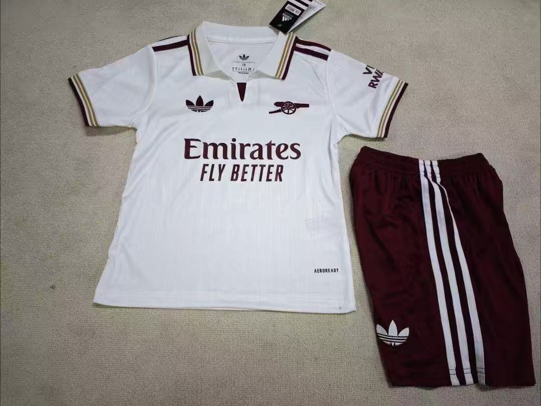 25-26 Arsenal Away Kids Size - Premium Kit
