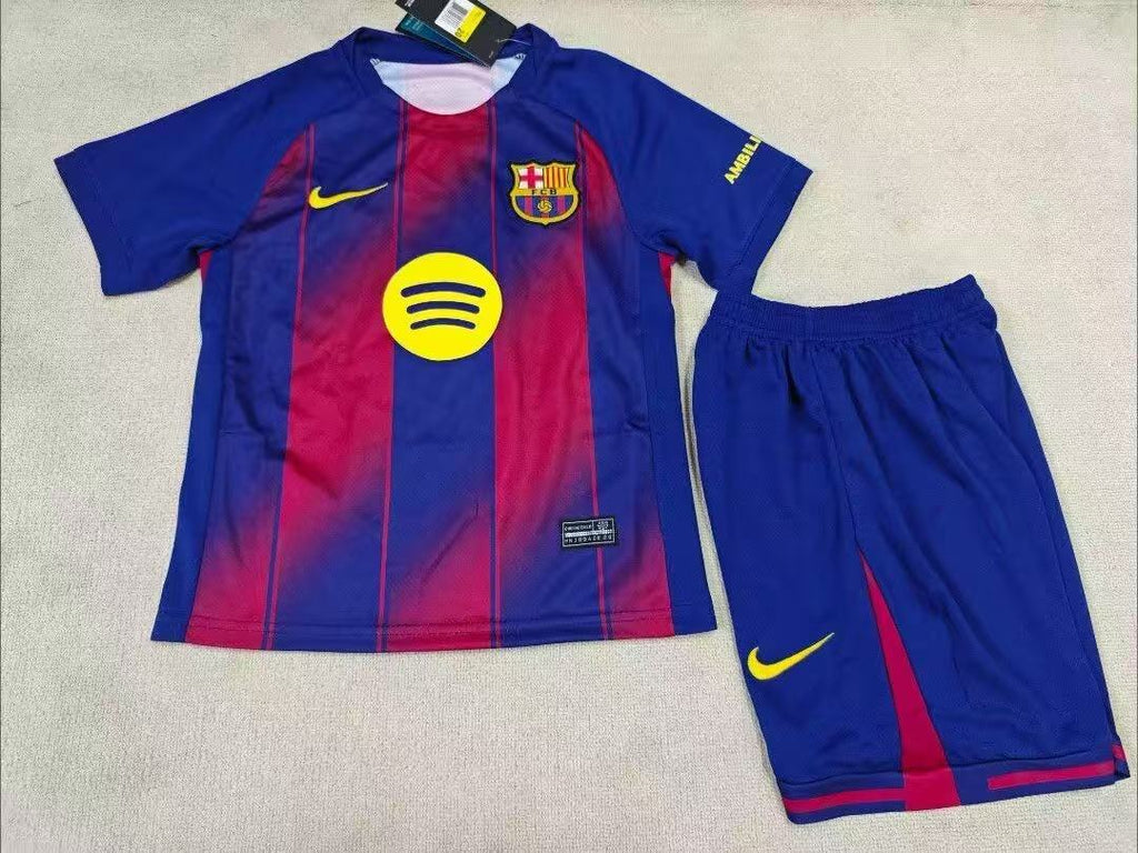 25-26 FC Barcelona Home Kids Size - Premium Kit