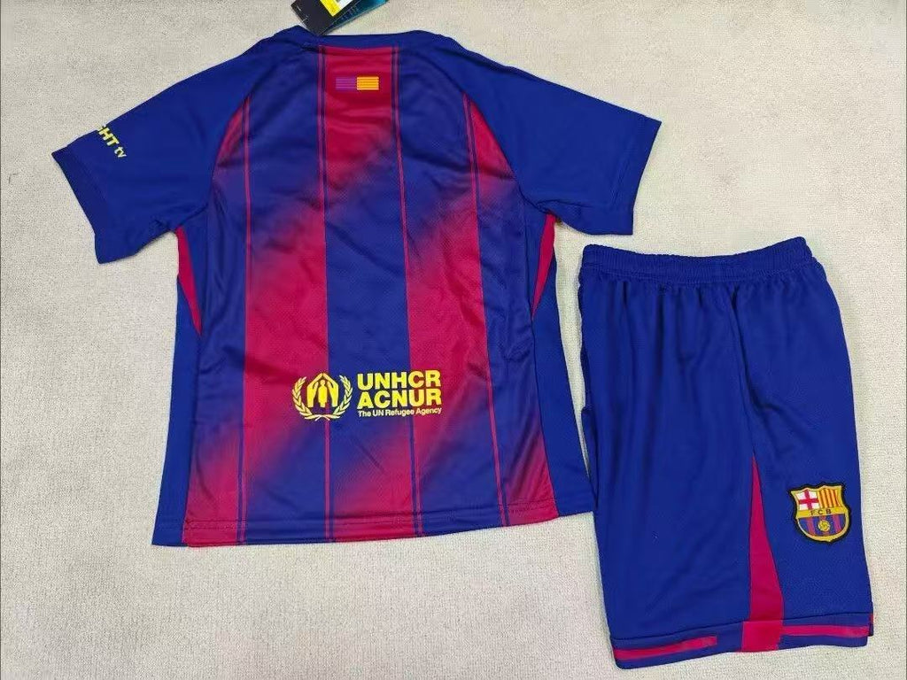 25-26 FC Barcelona Home Kids Size - Premium Kit