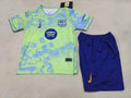25-26 FC Barcelona  Home Kids Size - Green Special Premium Kit