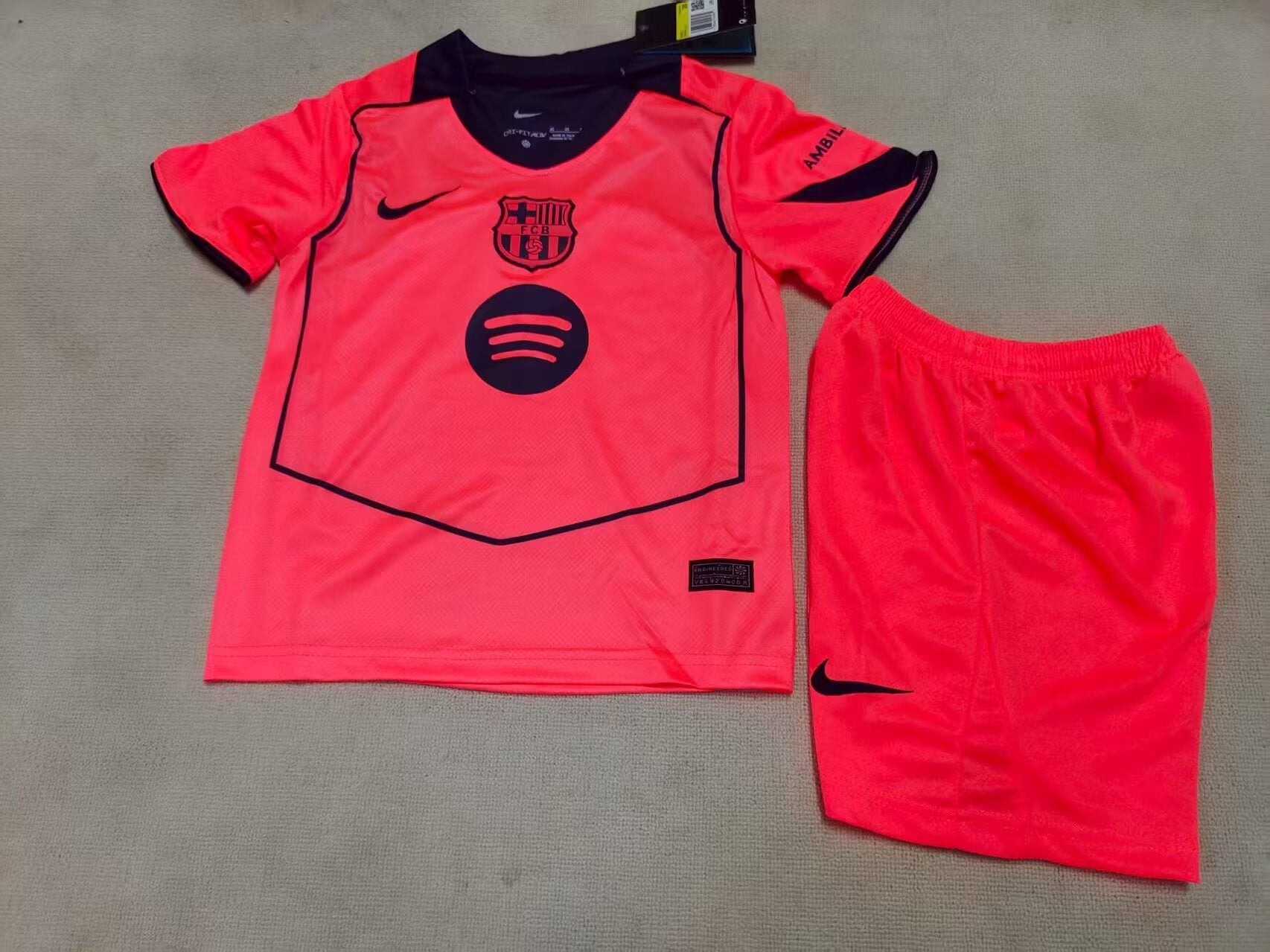 25-26 FC Barcelona Second Away Kids Size - Premium Kit