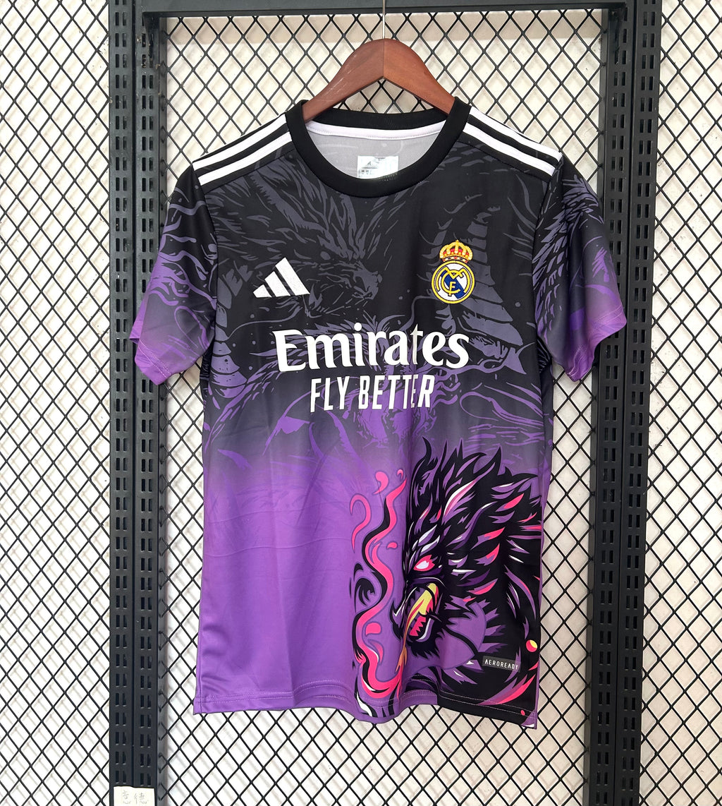 25-26 Real Madrid Purple Dragon - Special Premium Jersey