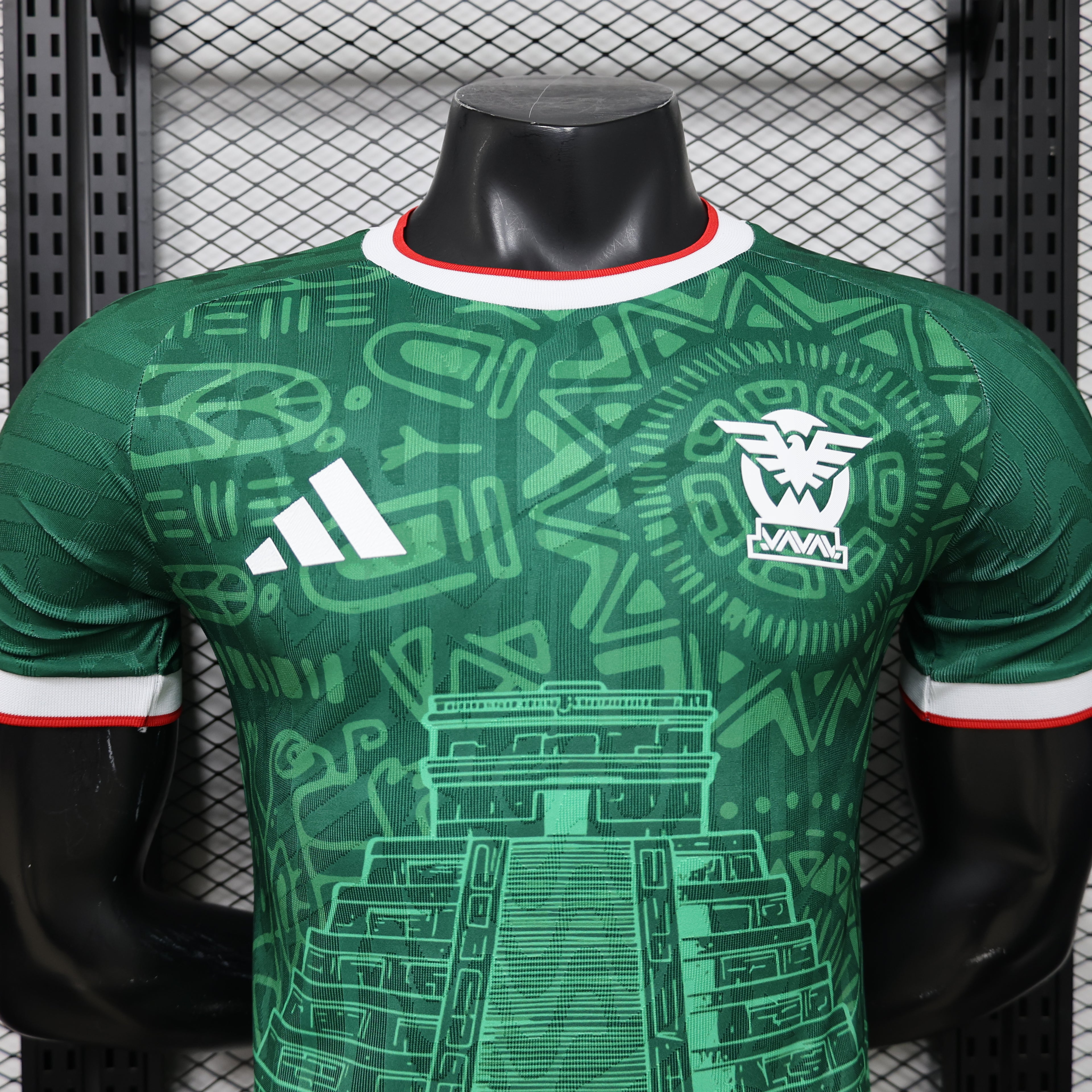 26 Mexico Aztec Pyramid Premium Jersey
