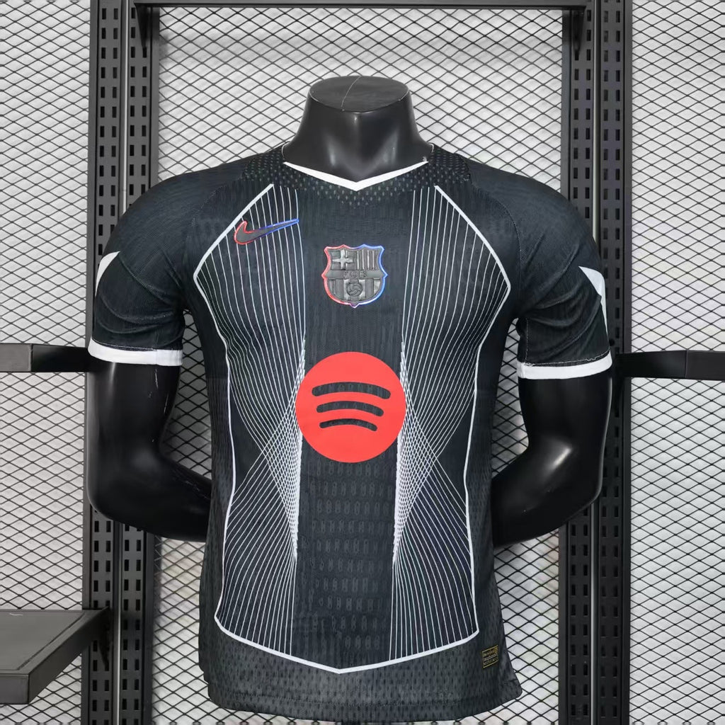 FC Barcelona Crimson Wireframe