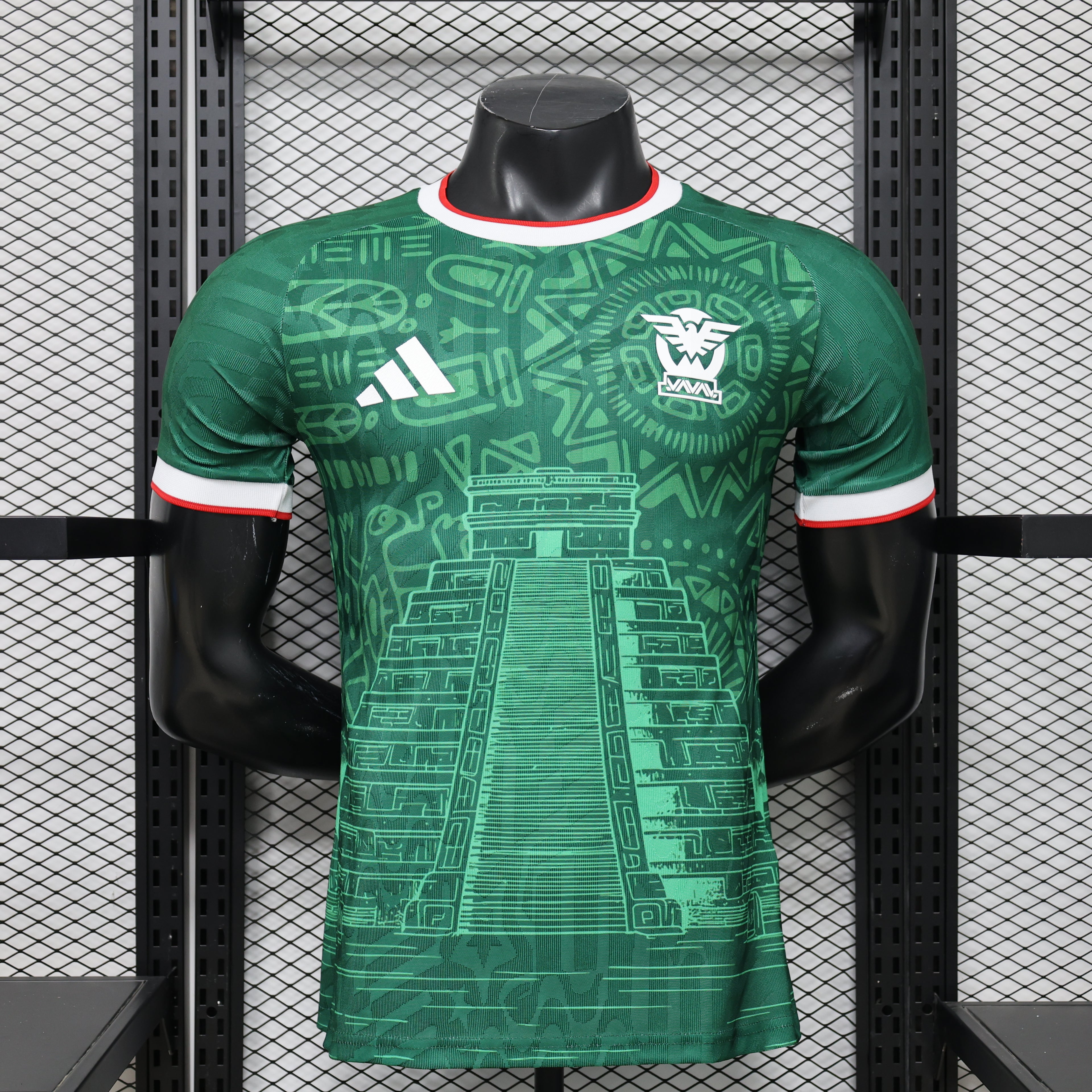 26 Mexico Aztec Pyramid Premium Jersey